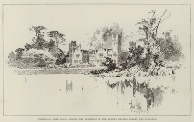 Primkenau, near Sagan, Silesia, the Residence of the German Empress before her Marriage